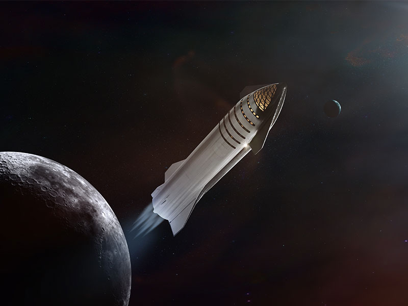 現実味増す軌道上データセンター、マスク氏の切り札は超大型ロケット「スターシップ」